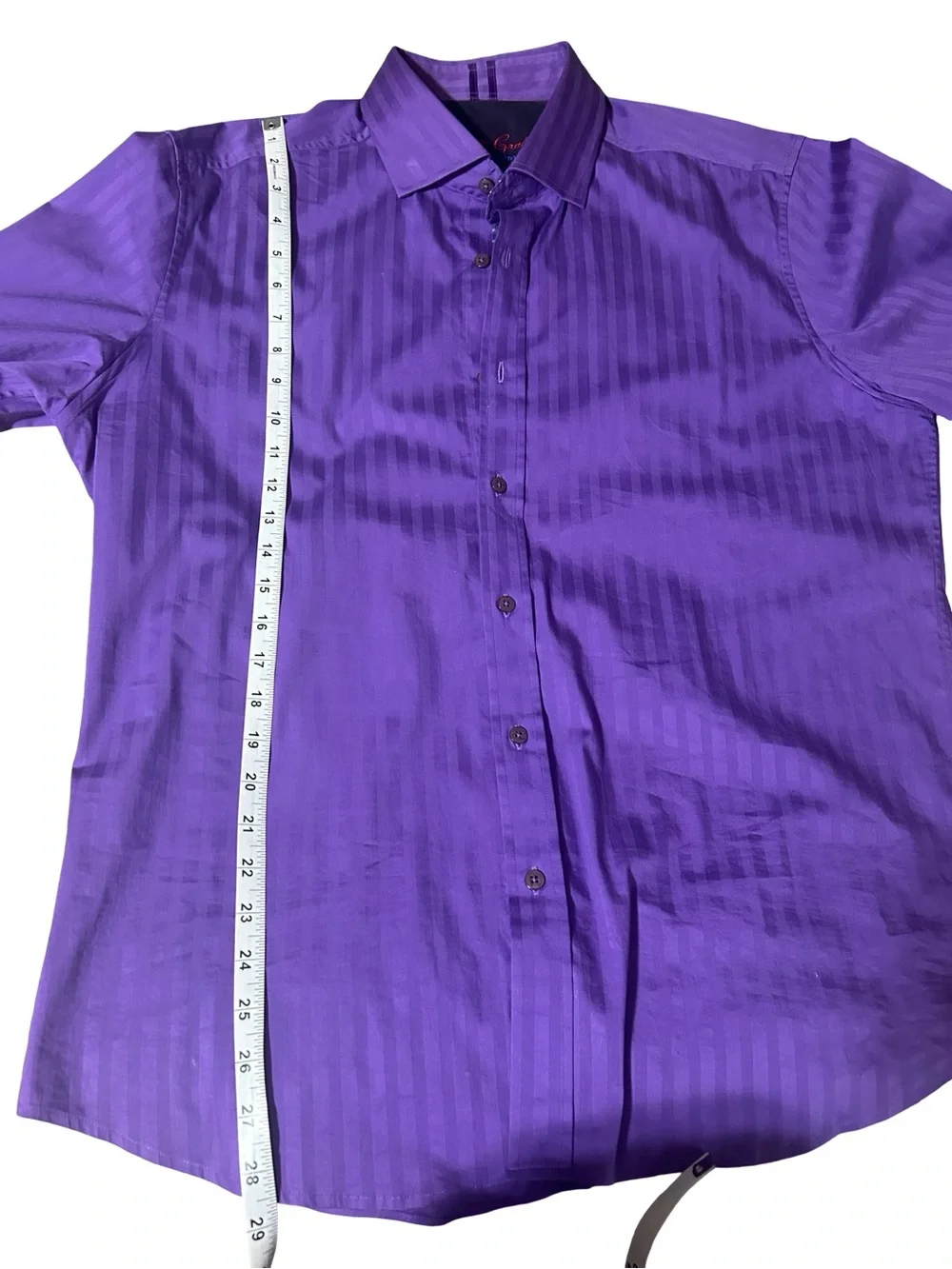 Robert Graham Purple Striped
Button Down Shirt XL Tailored Fit
Cotton Stretch - Picture 5 of 10